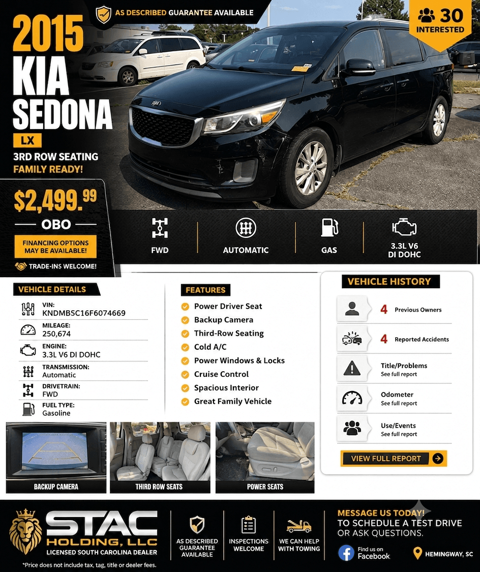 2015 Kia Sedona